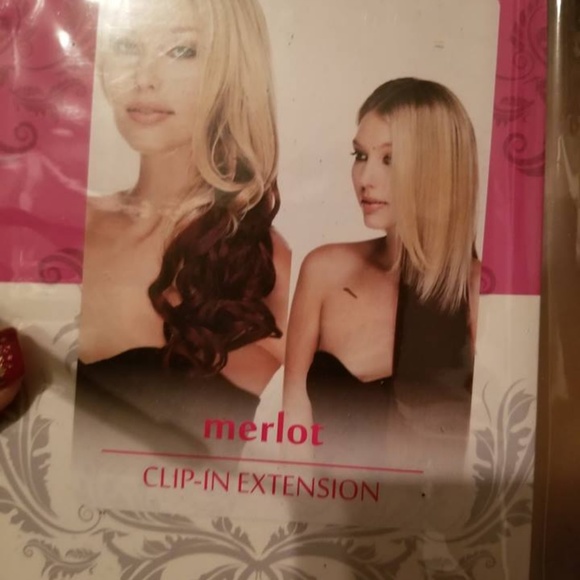 NEW Clip In Hair Extensions- Ombre- Party Colors- - Picture 7 of 8